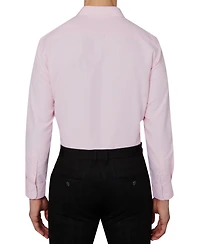 Calabrum Men's Regular Fit Solid Wrinkle Free Performance Dress Shirt