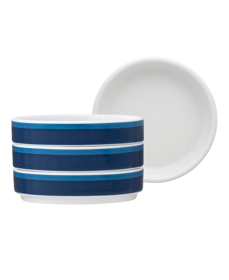 Noritake ColorStax Stripe Mini Plates, Set of 4