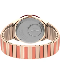 Timex Women's Q Two-Tone Stainless Steel Expansion Band Watch 36mm