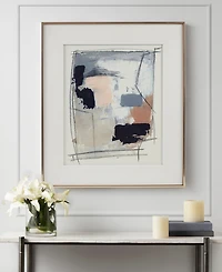Madison Park Abstract Reveal Double Matted Framed Glass Wall Art