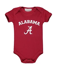 Infant Boys and Girls Crimson Alabama Crimson Tide Arch Logo Bodysuit