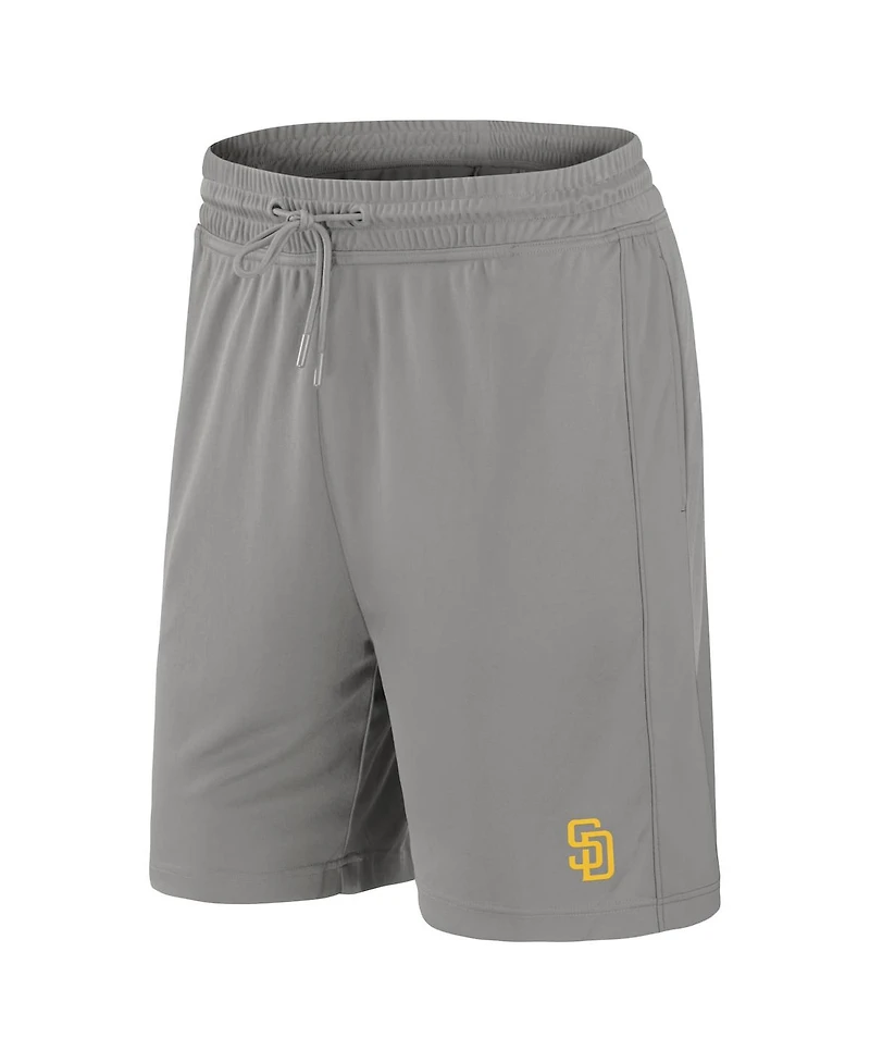 Men's Fanatics Gray San Diego Padres Iconic Break It Loose Shorts