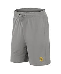 Men's Fanatics Gray San Diego Padres Iconic Break It Loose Shorts