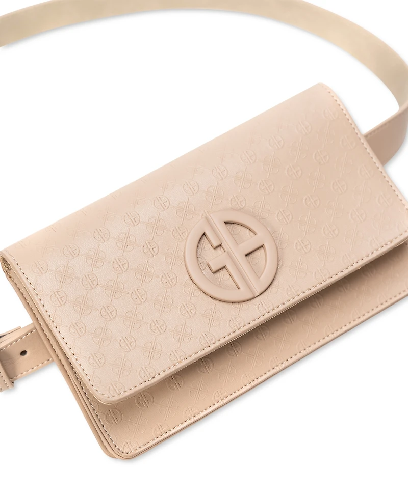 Giani Bernini Buckle Logo Fanny Pack, Exclusively at Macy's