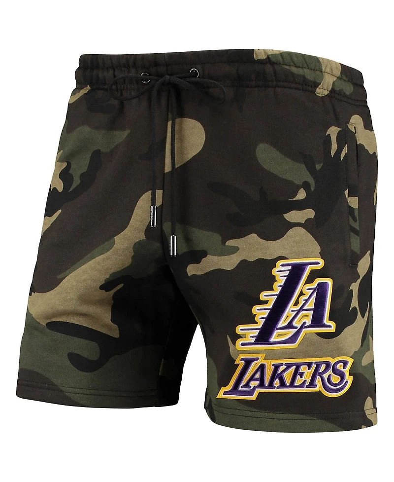 Men's Pro Standard Camo Los Angeles Lakers Team Shorts