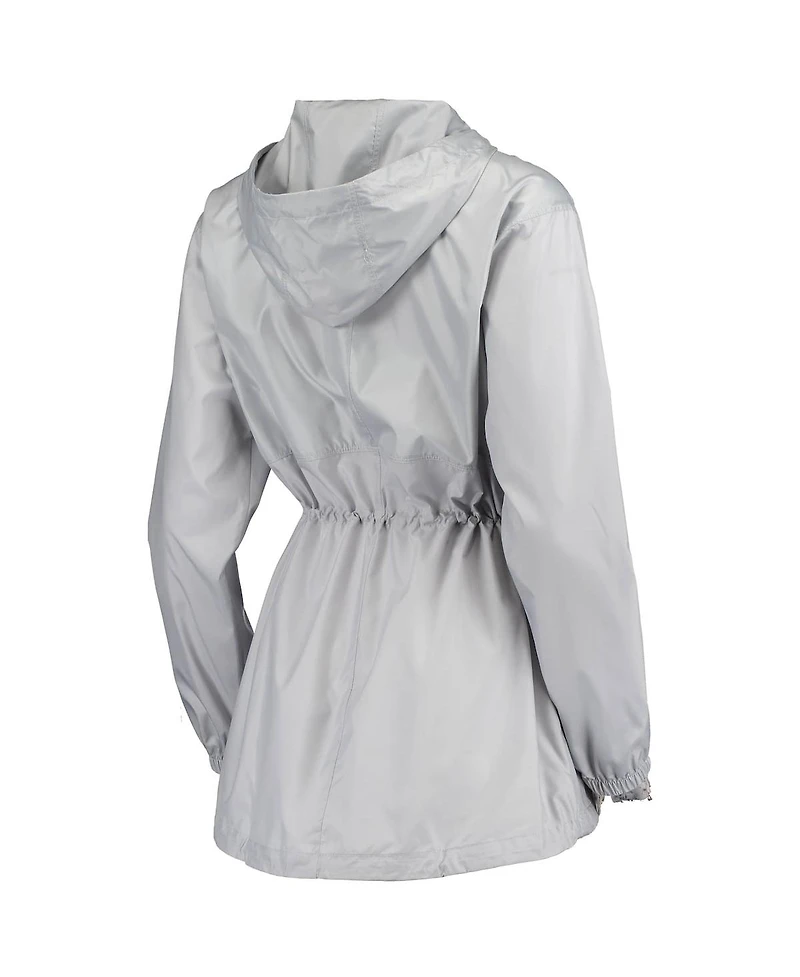 Women's Columbia Gray Los Angeles Lakers Flashback Full-Zip Jacket