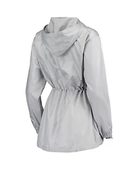 Women's Columbia Gray Los Angeles Lakers Flashback Full-Zip Jacket