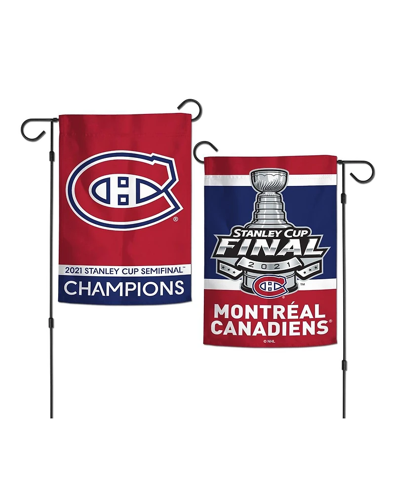 Wincraft Montreal Canadiens 2021 Stanley Cup Semifinal Champions 12'' x 18'' Double-Sided Garden Flag