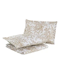 Laura Ashley Bedford Cotton Reversible 3-Pc. Quilt Set, King