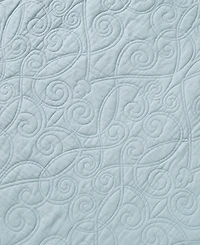 Laura Ashley Felicity Cotton Reversible 3 Piece Quilt Set