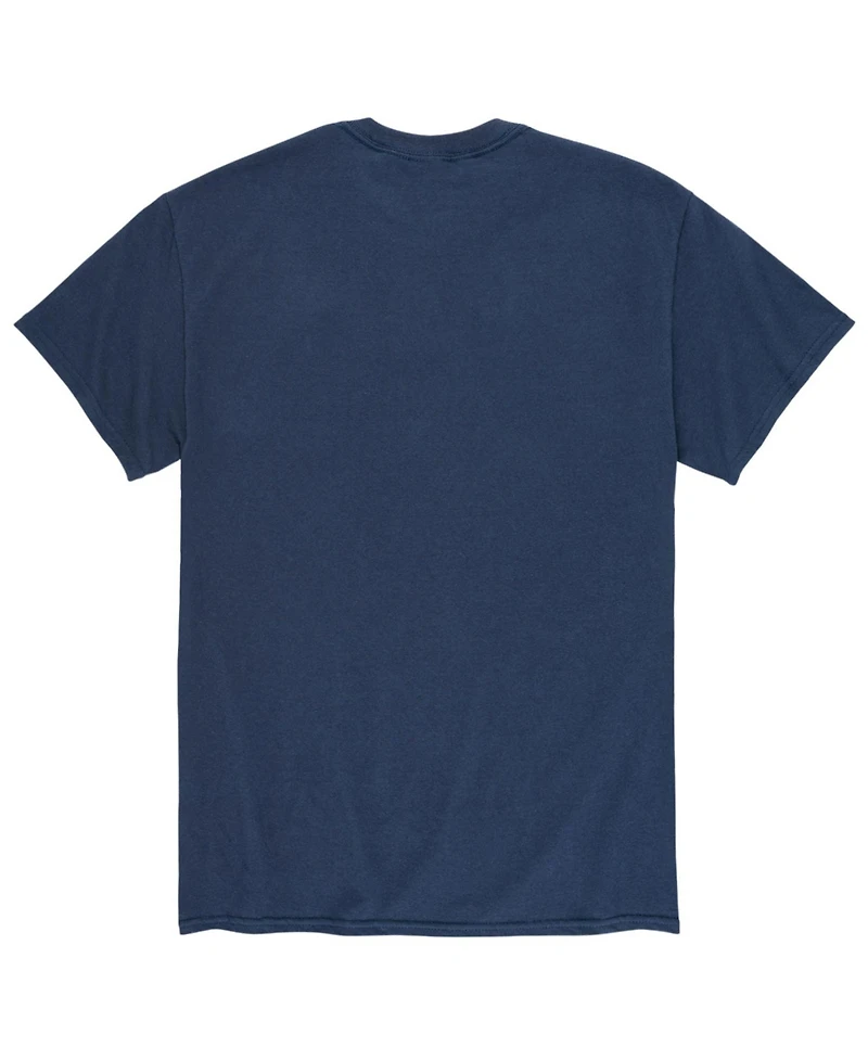 Men's Peanuts Space American Flag T-Shirt