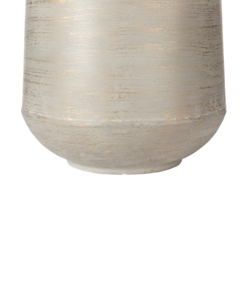 Glitzhome Modern Farmhouse - Modern Industrial Textured Table Vases, Set of 2