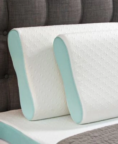 Intellisleep Natural Comfort Contour Memory Foam Pillows Exclusively At Macys