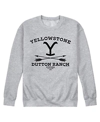 Men's Yellowstone Dutton Ranch Arrows Fleece Sweatshirt