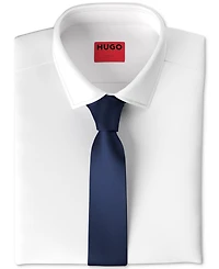 Hugo by Boss Men's Ribbed Silk Skinny Tie
