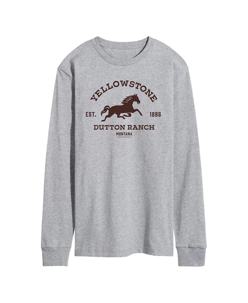 Men's Yellowstone Horse Est 1886 Long Sleeve T-shirt