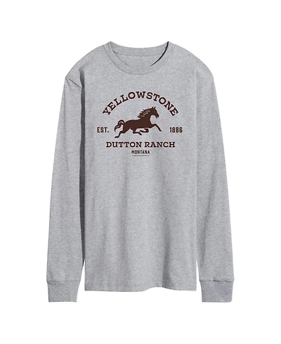 Men's Yellowstone Horse Est 1886 Long Sleeve T-shirt