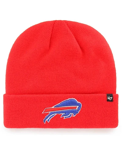 Men's Red Buffalo Bills Secondary Basic Cuffed Knit Hat