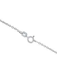 Giani Bernini Crystal Palm Tree 18" Pendant Necklace in Sterling Silver, Created for Macy's