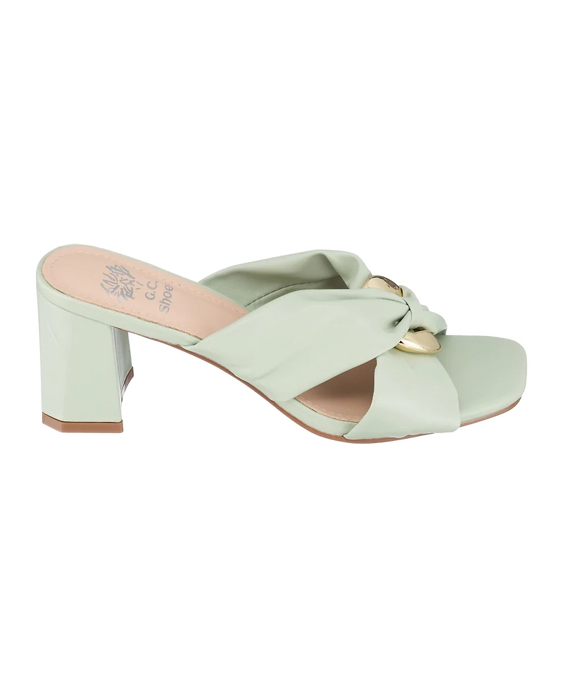 Gc Shoes Women's Zane Heeled Slide Sandals