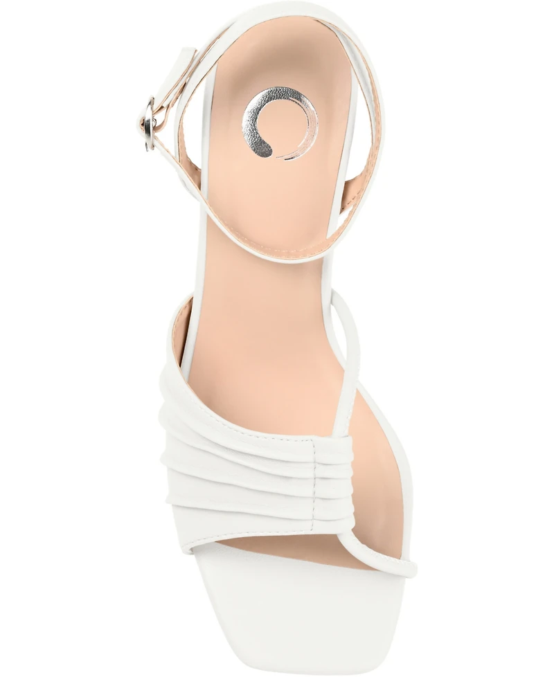 Journee Collection Women's Shillo Block Heel Sandals