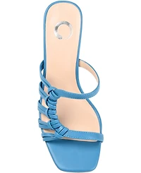 Journee Collection Women's Emory Block Heel Sandals
