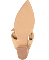 Journee Collection Women's Melora Bow Detail Slip On Mules