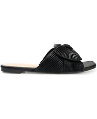 Journee Collection Women's Serlina Bow Flat Sandals