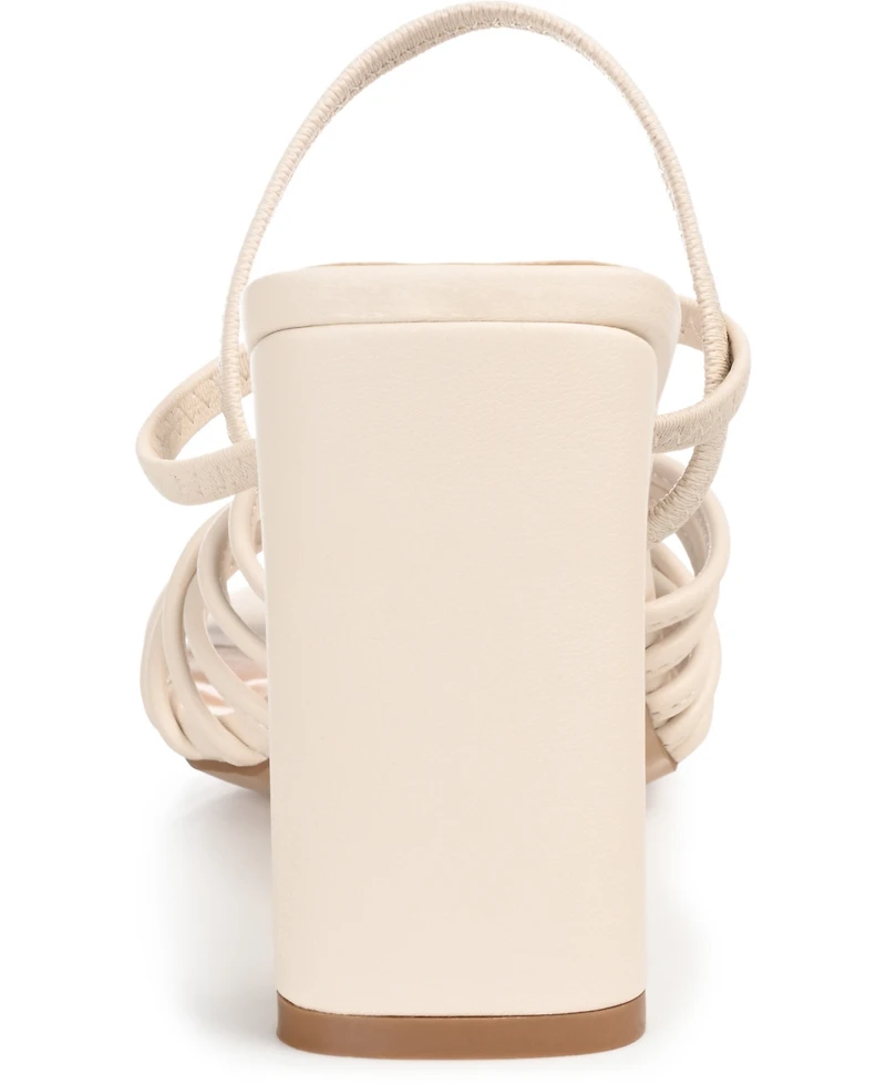 Journee Collection Women's Hera Strappy Block Heel Dress Sandals