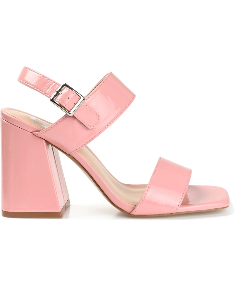 Journee Collection Women's Adras Block Heel Sandals