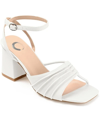 Journee Collection Women's Shillo Block Heel Sandals