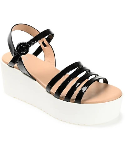 Journee Collection Women's Miragge Platform Sandal