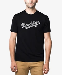 Men's Premium Blend Word Art Brooklyn Neighborhoods T-shirt