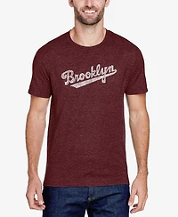 Men's Premium Blend Word Art Brooklyn Neighborhoods T-shirt