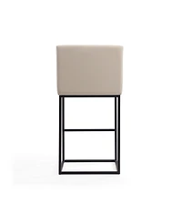 Manhattan Comfort Ambassador Leatherette Upholstered Barstool