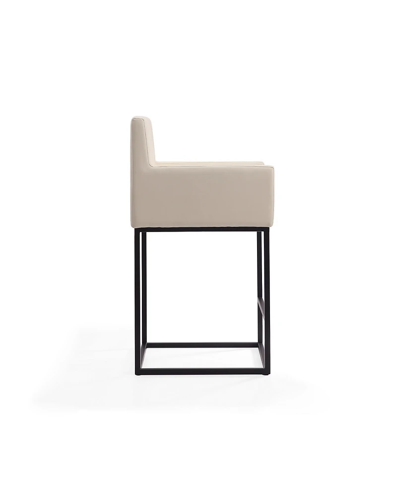 Manhattan Comfort Ambassador 38" Leatherette Upholstered Counter Stool