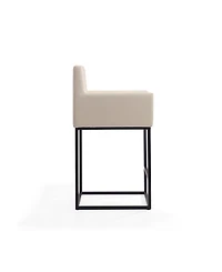 Manhattan Comfort Ambassador 38" Leatherette Upholstered Counter Stool
