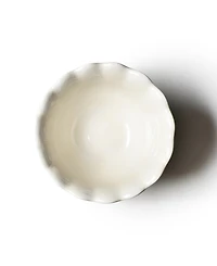 Coton Colors Signature White Ruffle Trifle Bowl