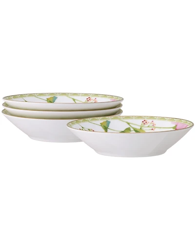 Noritake Poppy Place 4 Oz Fruit Bowls 4 Piece Set, 5.5"