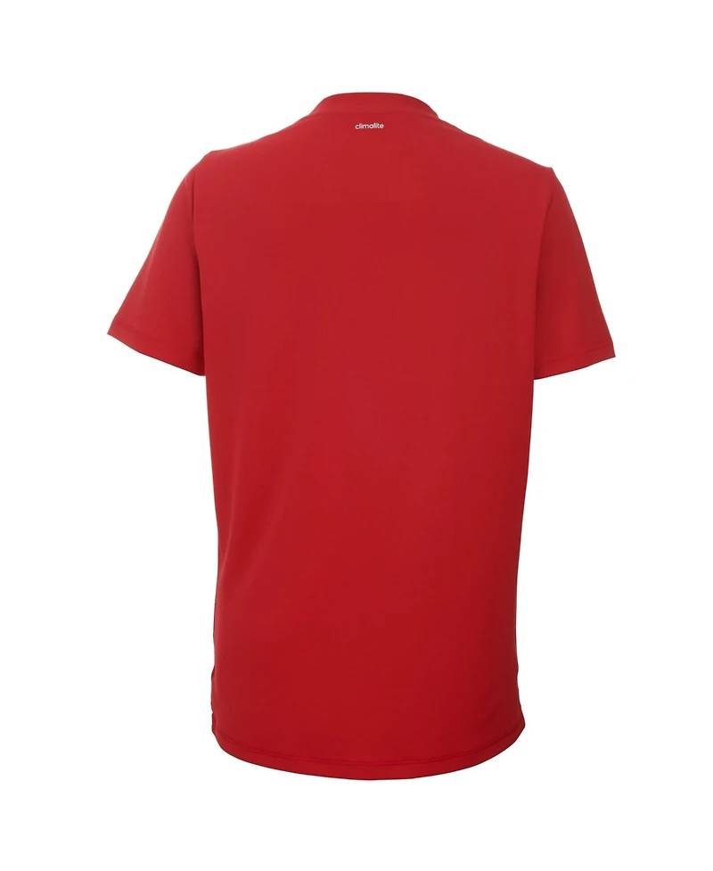 adidas Big Boys Short Sleeve Aeroready Performance Logo T-shirt