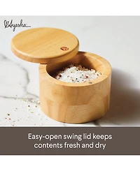 Ayesha Curry Pantryware Parawood Salt Box, 4-Inch