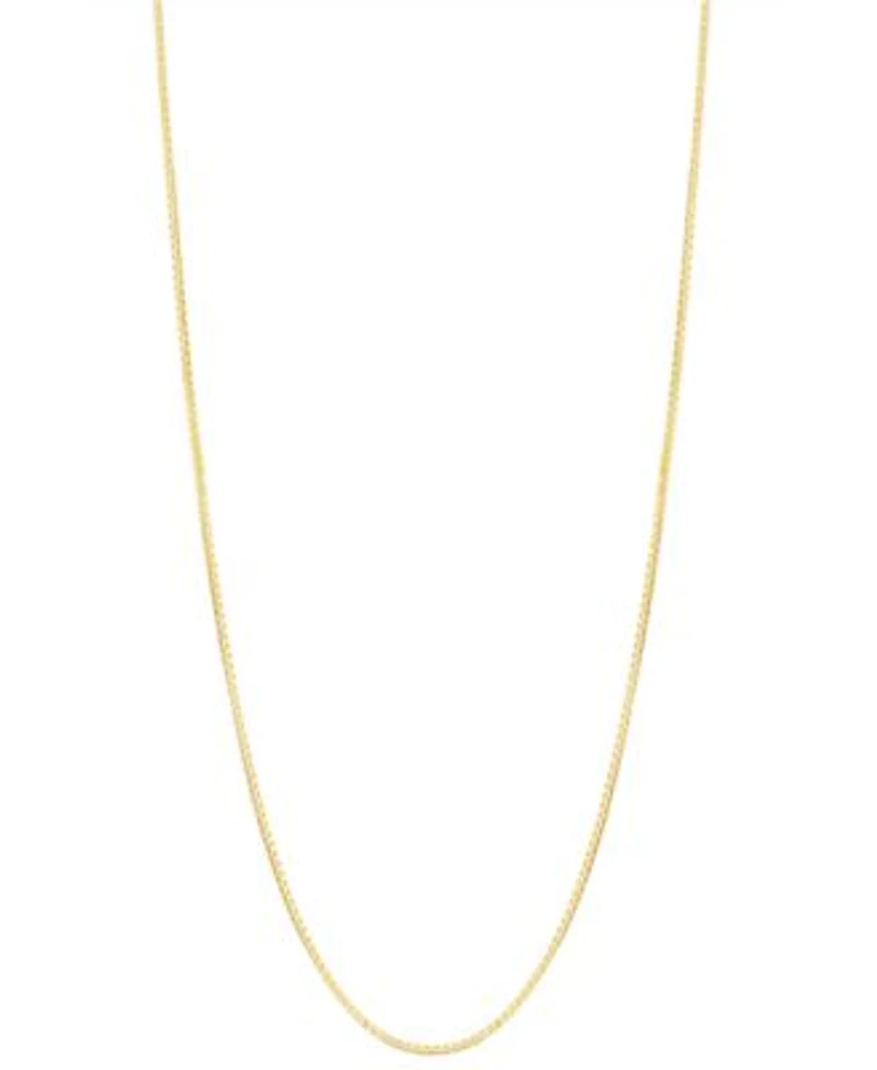 16 24 Box Chain Necklace 3 4mm In 14k Gold