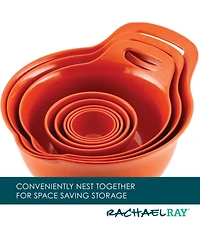 Rachael Ray 10-Pc. Mix and Measure Mixing Bowl Measuring Cup Utensil Set