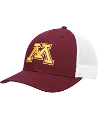 Men's Top of the World Maroon, White Minnesota Golden Gophers Trucker Snapback Hat