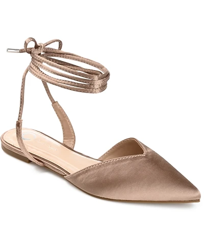 Journee Collection Women's Theia Tie-Up Flats