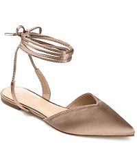 Journee Collection Women's Theia Tie-Up Flats