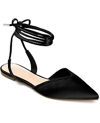 Journee Collection Women's Theia Tie-Up Flats