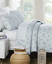 Southshore Fine Linens Sweet Florals Quilt Set 3-Pc. Set, King/California King