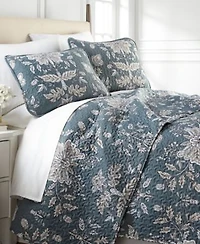 Southshore Fine Linens Vintage Look Garden Quilt Sham 3 Pc. Sets