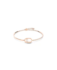 Swarovski Sparkling Dance Oval Round Cut Rose Gold Tone Plated Bracelet